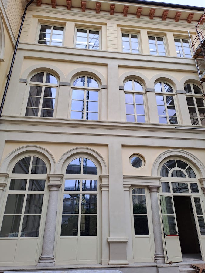 Facciata cortile